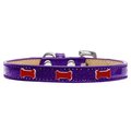 Pet Pal Red Bone Widget Dog CollarPurple Ice Cream Size 10 PE854624